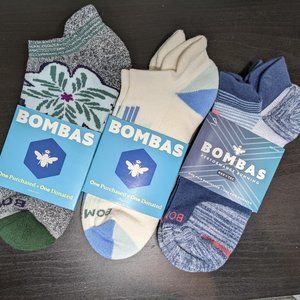 Bombas Ankle Socks Three Pairs Large